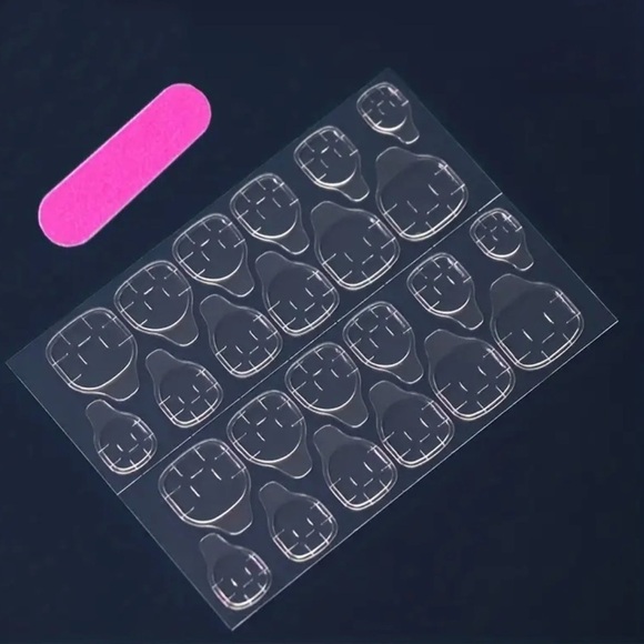 Pink Polka Dot Themed Fake Press On Nails NWT - Picture 11 of 11